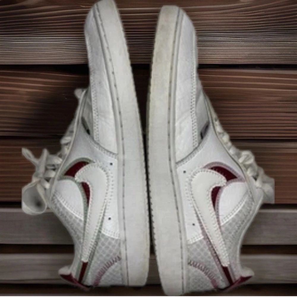 Nike Court Vision Low Valentines Day U Complete Me CU7847-100 Men’s 10  White - Picture 7 of 9